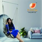 Elegant Cream Single Seater Jhula | Stylish Indoor Swing for Home & Balcony | Easy to Install