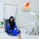 Dark Grey Hanging Jhula – Heavy Duty Swing Chair for Home, Balcony & Outdoor (200 Kg Capacity)