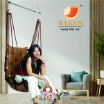 Luxury Golden Jhula | Premium Hammock Swing for Balcony & Living Room | Supports 200 Kg