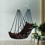Refined Brown Hammock Swing | Premium Jhula for Elegant Home Interiors