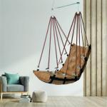 Luxury Golden Jhula | Premium Hammock Swing for Balcony & Living Room | Supports 200 Kg