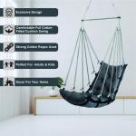 Dark Grey Hanging Jhula – Heavy Duty Swing Chair for Home, Balcony & Outdoor (200 Kg Capacity)