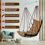 Luxury Golden Jhula | Premium Hammock Swing for Balcony & Living Room | Supports 200 Kg