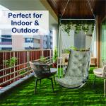 Elegant Cream Single Seater Jhula | Stylish Indoor Swing for Home & Balcony | Easy to Install