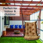 Luxury Golden Jhula | Premium Hammock Swing for Balcony & Living Room | Supports 200 Kg