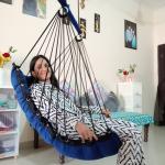 Premium Cotton Hanging Jhula Chair for Home Balcony & Garden | Durable Hammock Swing