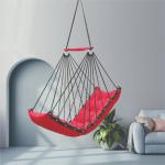Bold Red Jhula | Indoor & Outdoor Swing Chair for Home & Garden Spaces