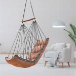 Brown Hammock Swing | Comfortable Jhula for Reading, Lounging & Home Décor